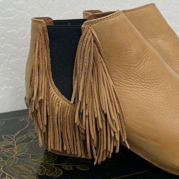 Zara Fringe Booties - Picture 6 of 8